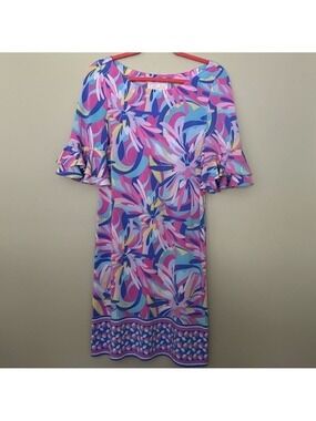 Pappagallo Pastel Multi Colored Dress